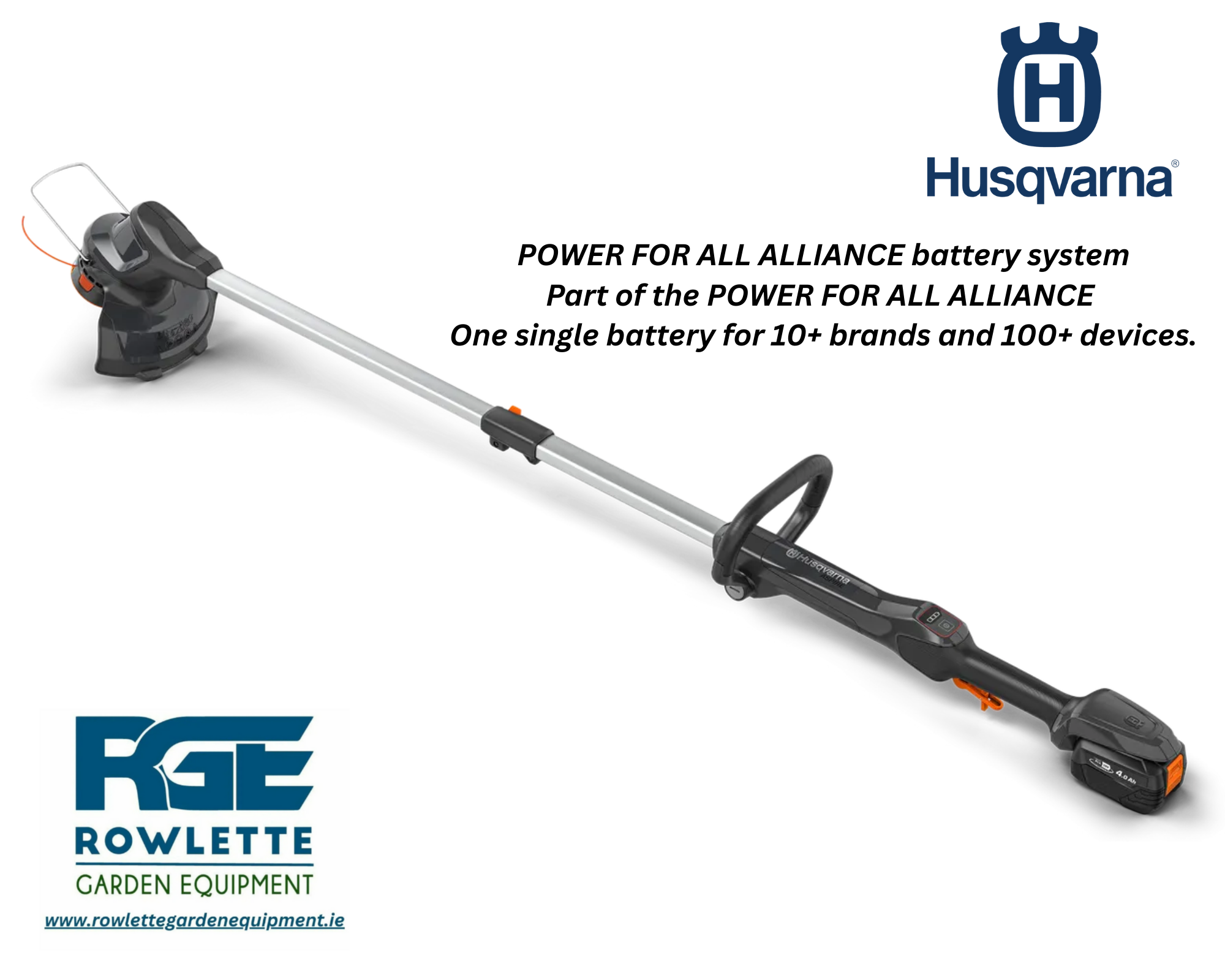 Husqvarna Aspire™ T28-P4A with battery and charger