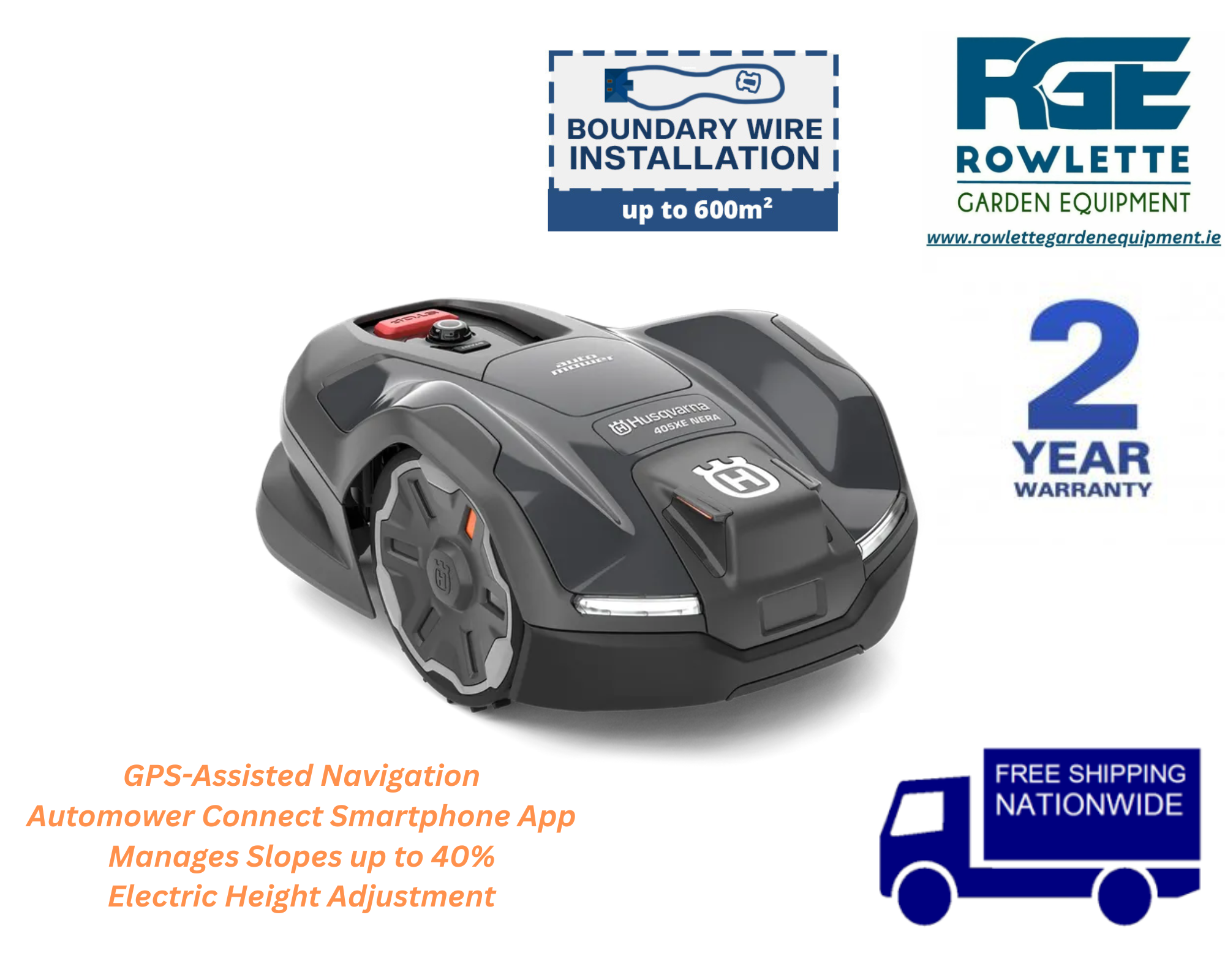 Husqvarna Automower® 405XE NERA