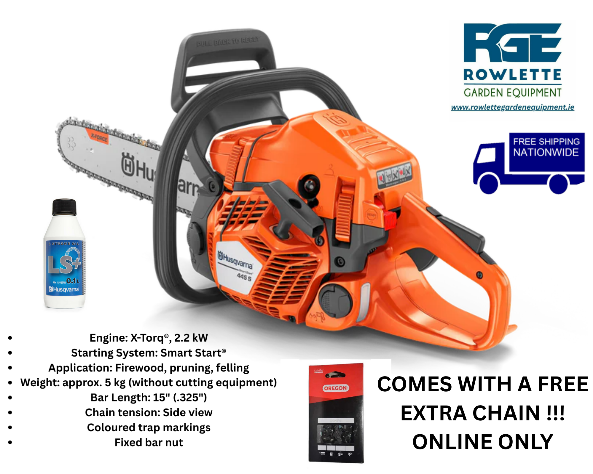 Husqvarna 445S Chainsaw