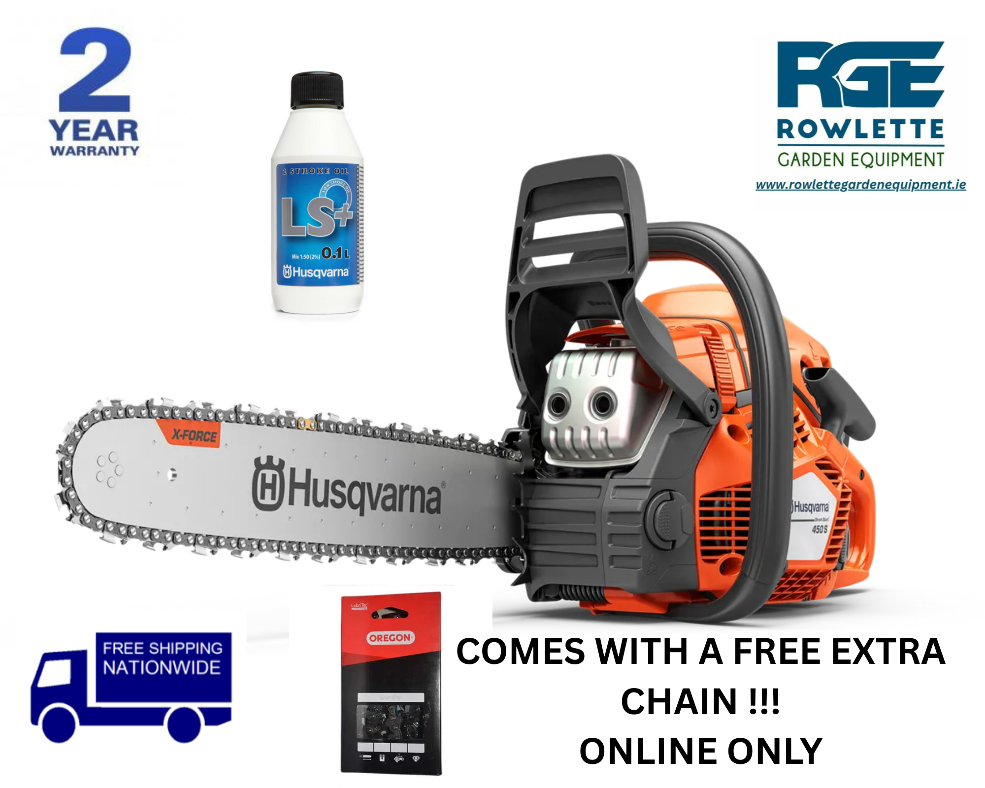 Husqvarna 450S Chainsaw