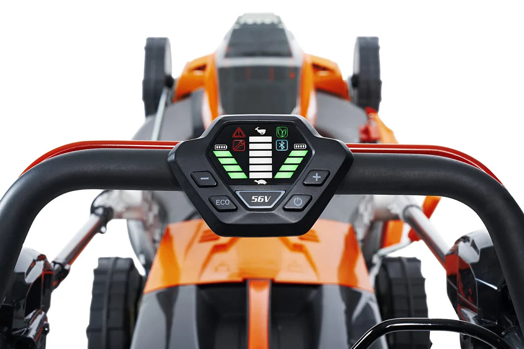 Oleo-Mac Variable Speed Lawnmower 56V | 53cm/21" | 8Ah Battery And Charger Included