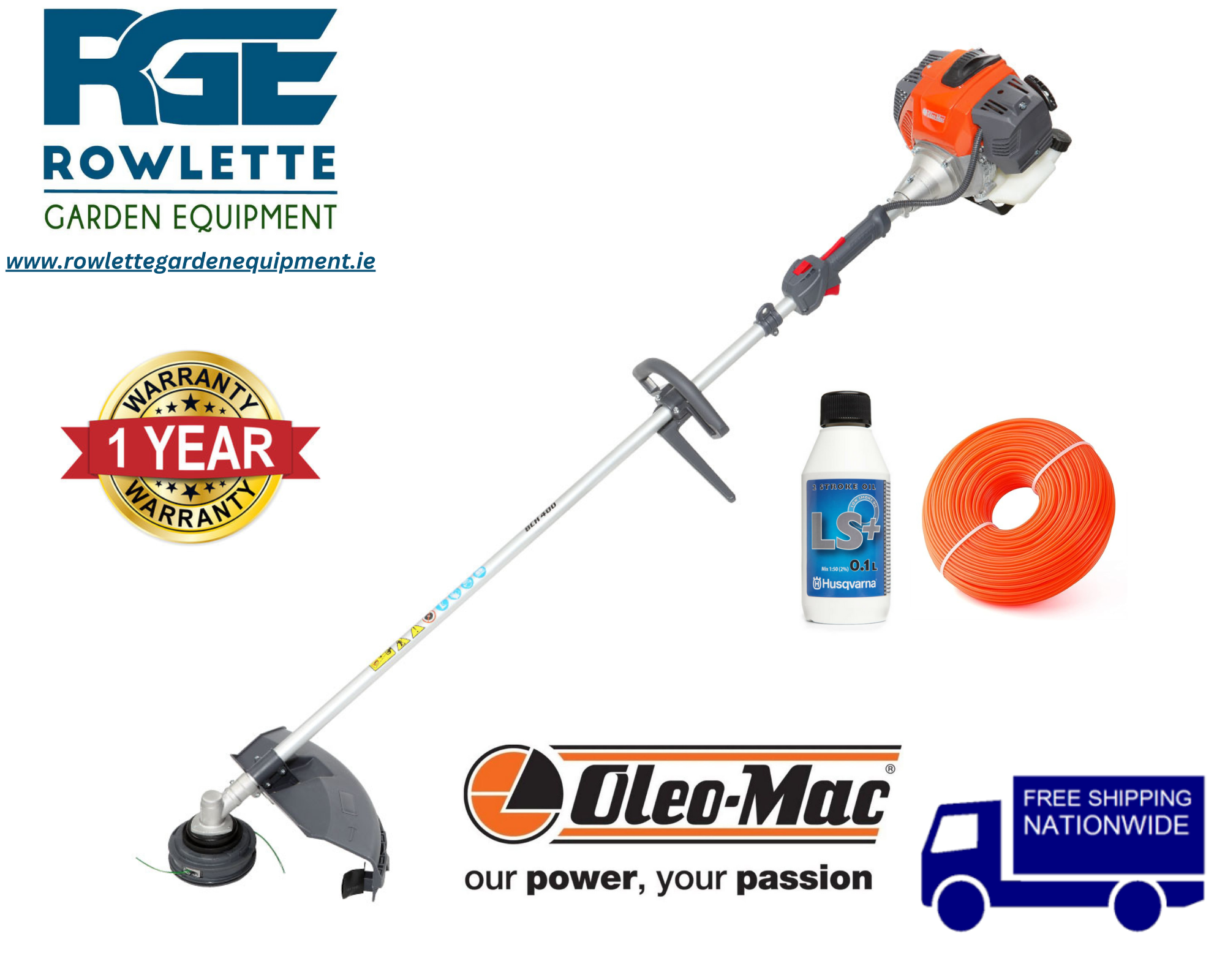 Oleo Mac BrushCutter BCH 400 S