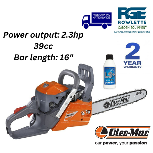 Oleo Mac GSH 400 Chainsaw- 16" bar