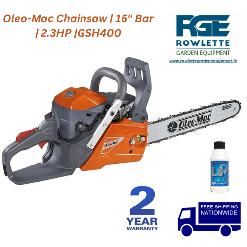 Oleo Mac GSH 400 Chainsaw- 16" bar