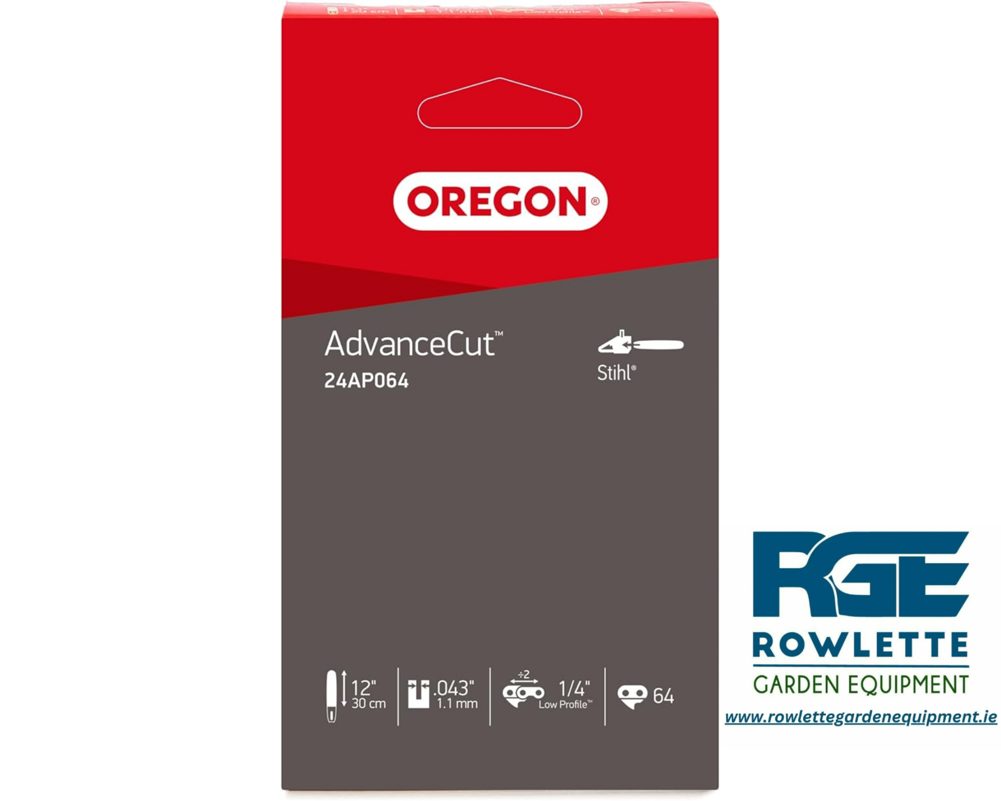 Oregon 1/4" 0.43 64 link 30cm bar 1.1mm (Stihl)