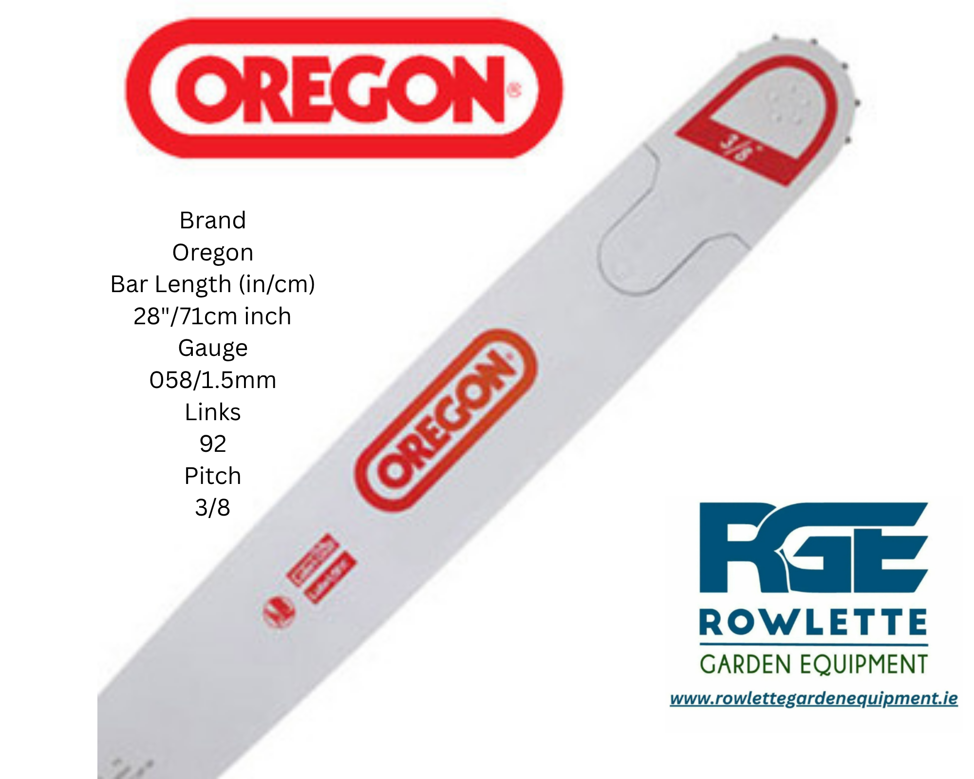 Oregon PowerCut™ Guide Bar, 28"