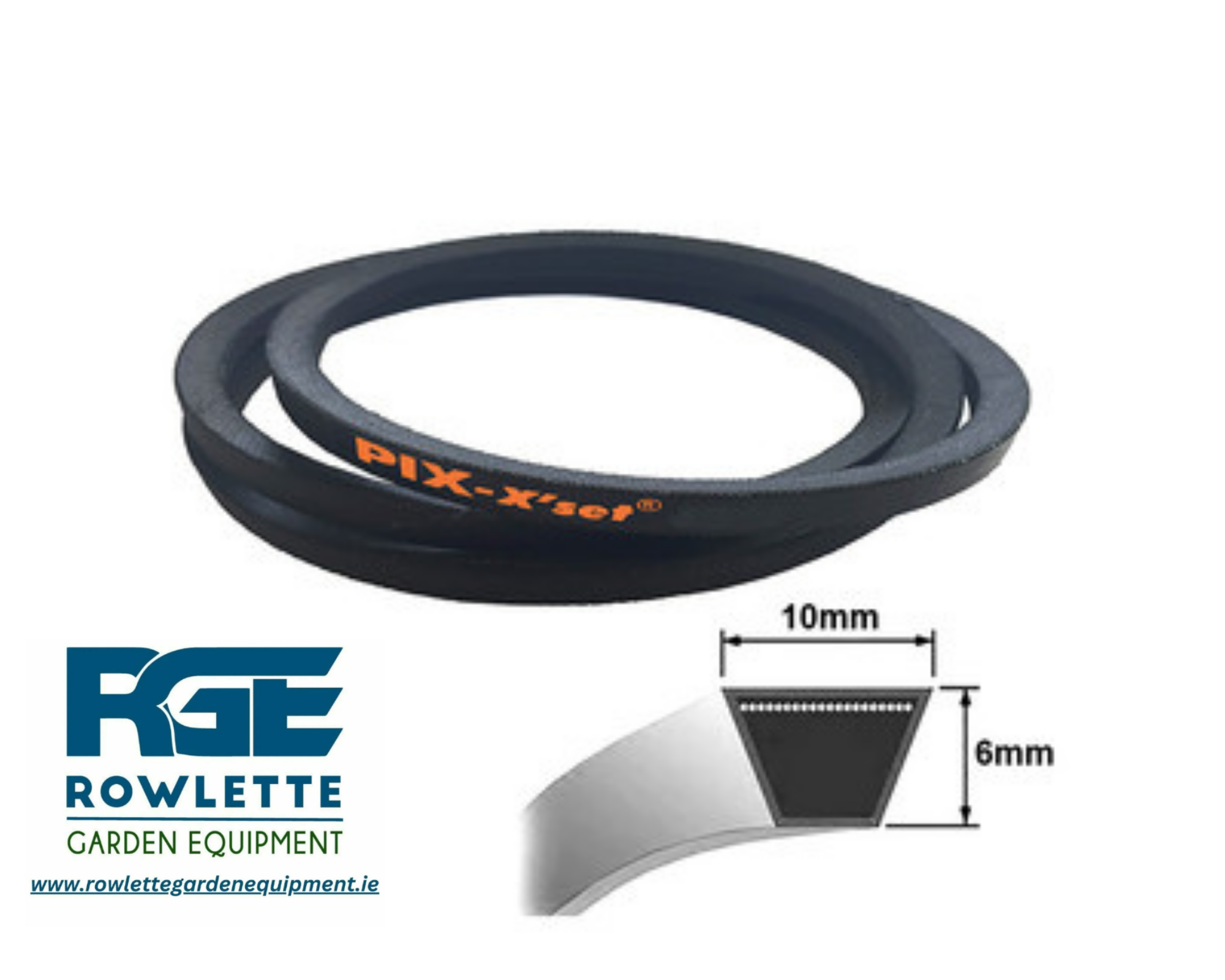 Replacement Castelgarden RL430, R434TR, TL430, RL434, TD430TR  Belt