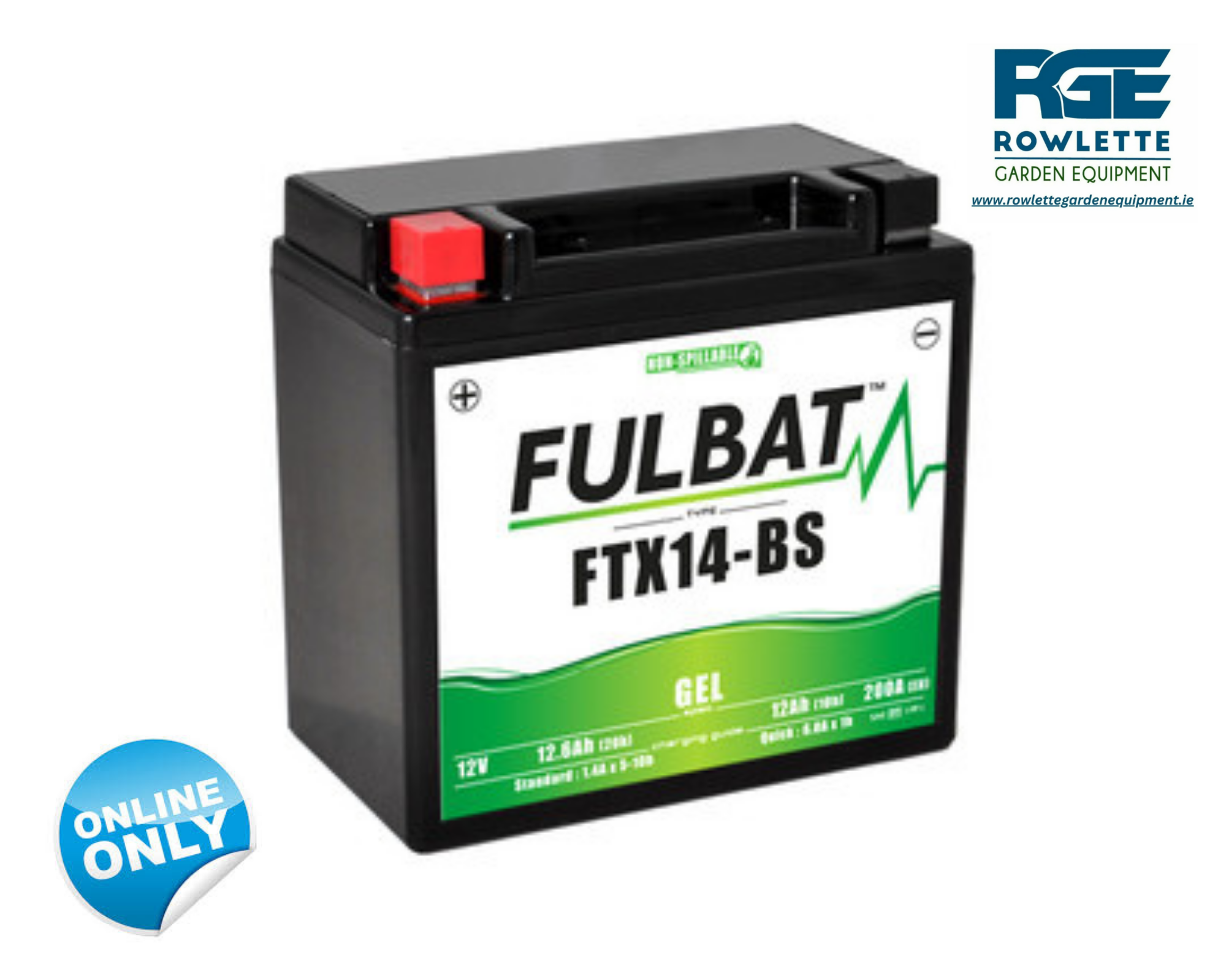 Replacement Honda TRX200, TRX250, Kawasaki: KVF300 Suzuki: LT-F250, LT-Z250 & Many More Battery