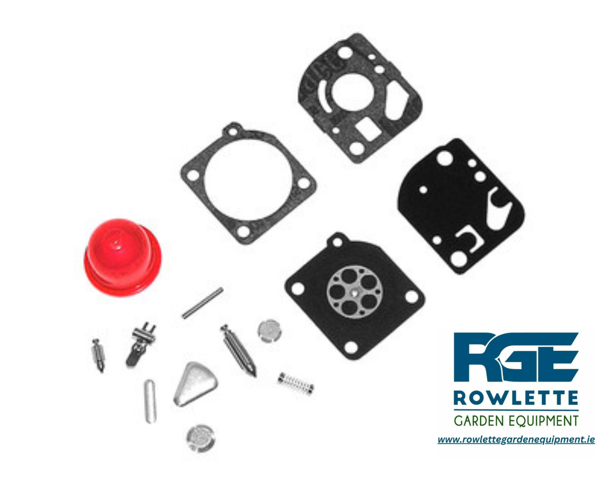 Replacement Husqvarna: 125R, 125B, 125Bx, 125BVx, 128C, 128CD, 128L, 128RJ. Efco: JET300/400  Carb Kit