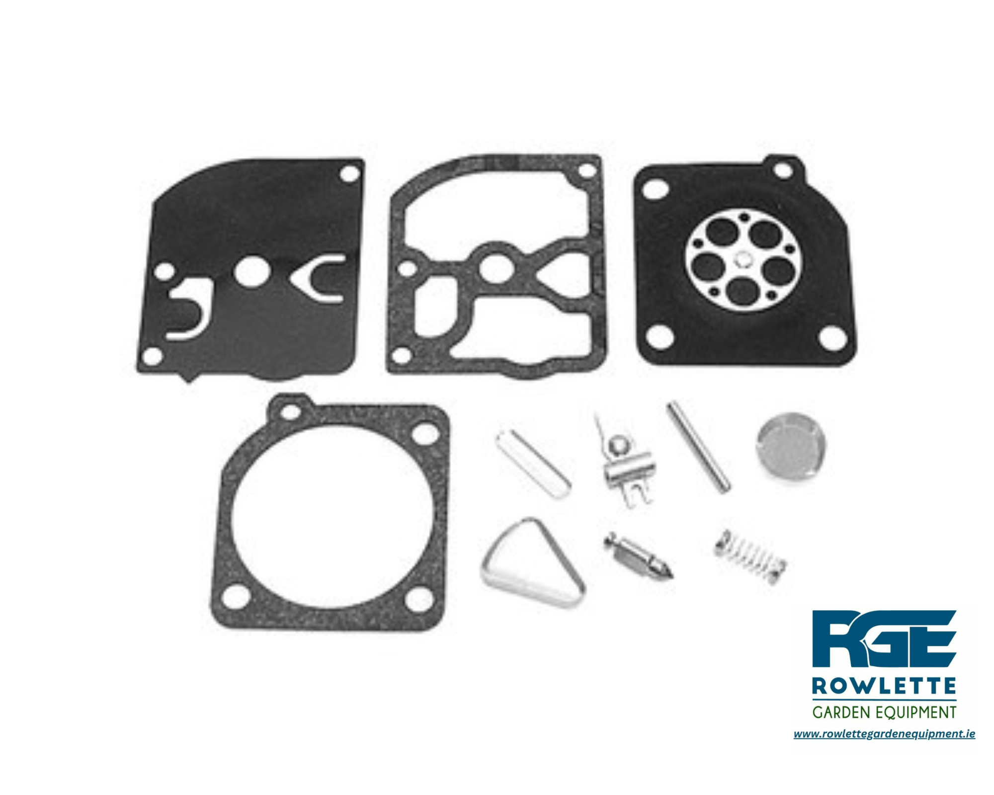 Replacement Husqvarna: 345Fx, 343F, 343R, 345R, 345Rx, 356BTx. Stihl: BG45/46/55/65/85, FC55/75 Carb Kit