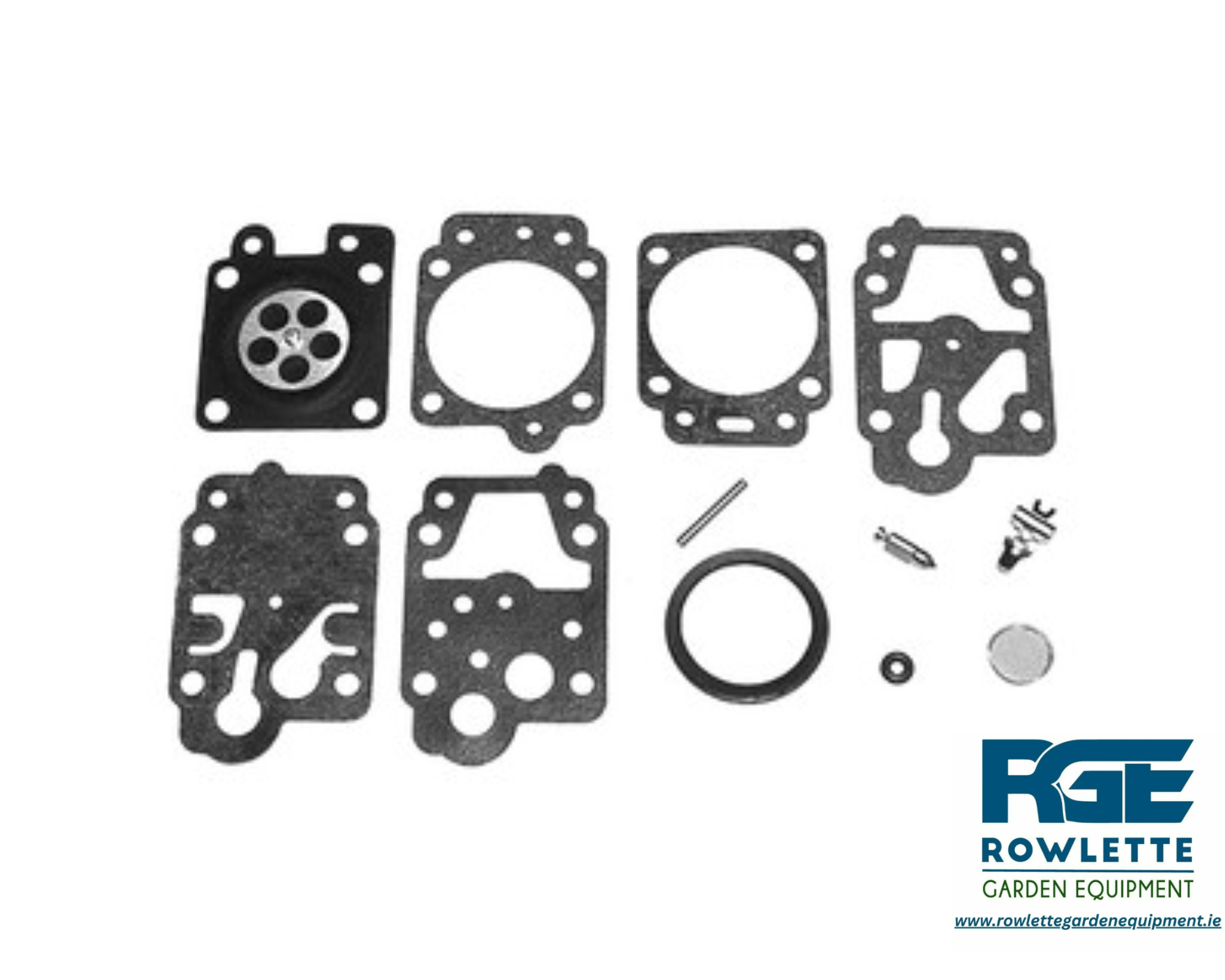 Replacement Husqvarna, Kaaz, Mitsubishi, Kawasaki, Oleomac, Efco, Tanaka Two stoke carbs carb kit fits