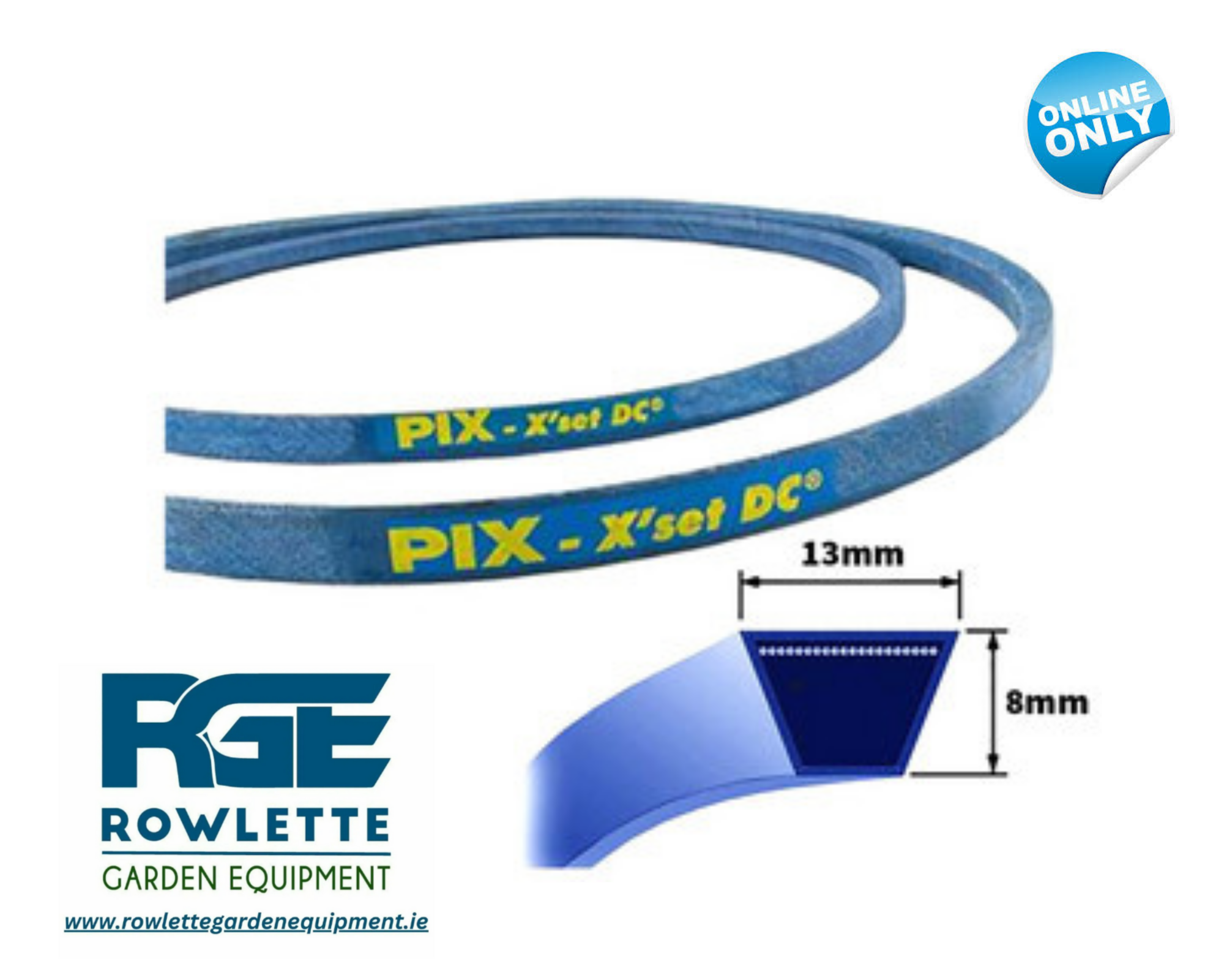 Replacement Solo by Alko  13-92,T13-102 ,T13-102HVC , T13-92HD, T14-102HD, T15-102, T15-92HD, T15-92HDE Deck Belt