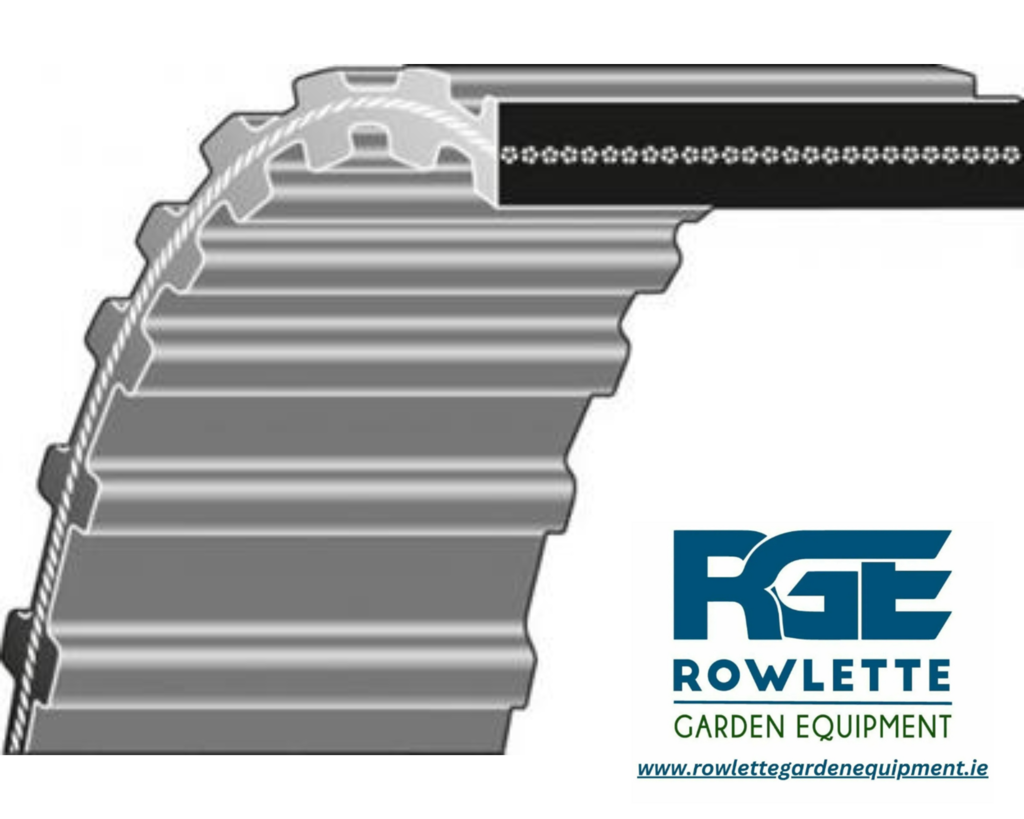 Replacement Castelgarden Timing Belt Fits 122cm / 48" Models