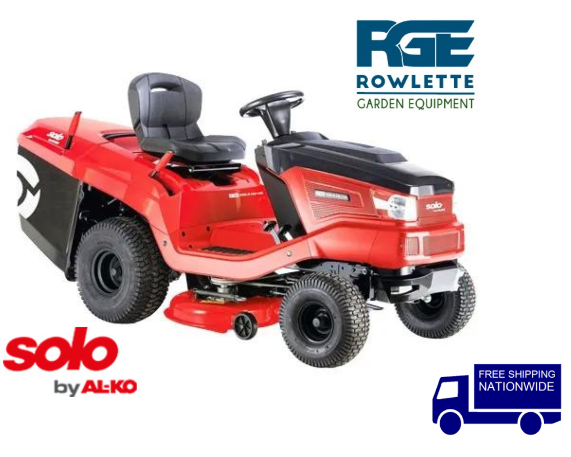 Alko solo ride on discount mower