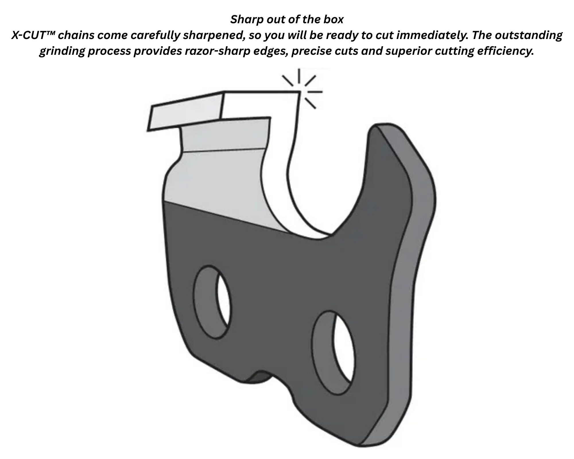 Husqvarna 15" X-CUT SP33G Pixel Chainsaw Chain 0.325" 1.3mm 435 440 340