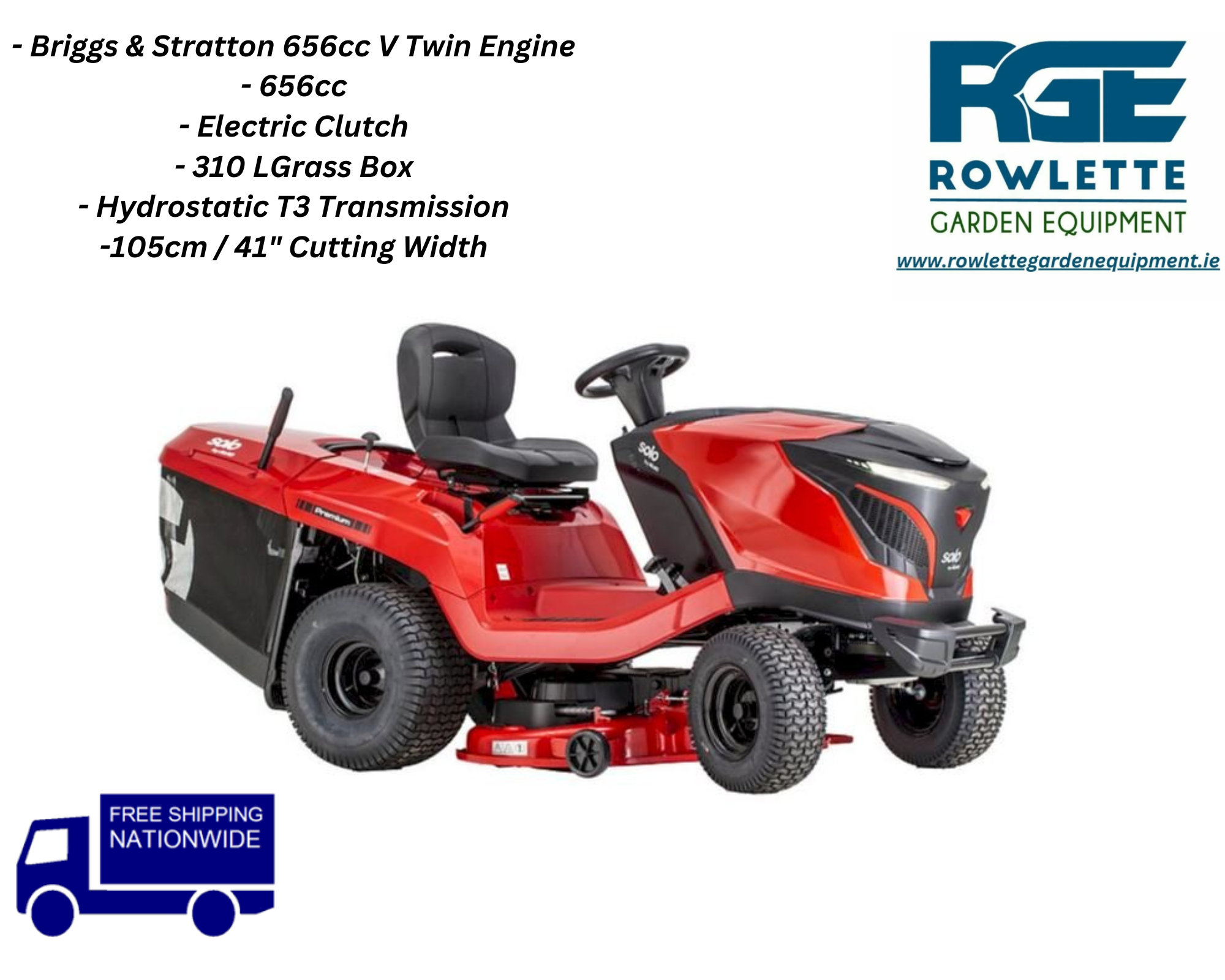 Solo T18 - 105 HD V2 B&S 656cc V- Twin