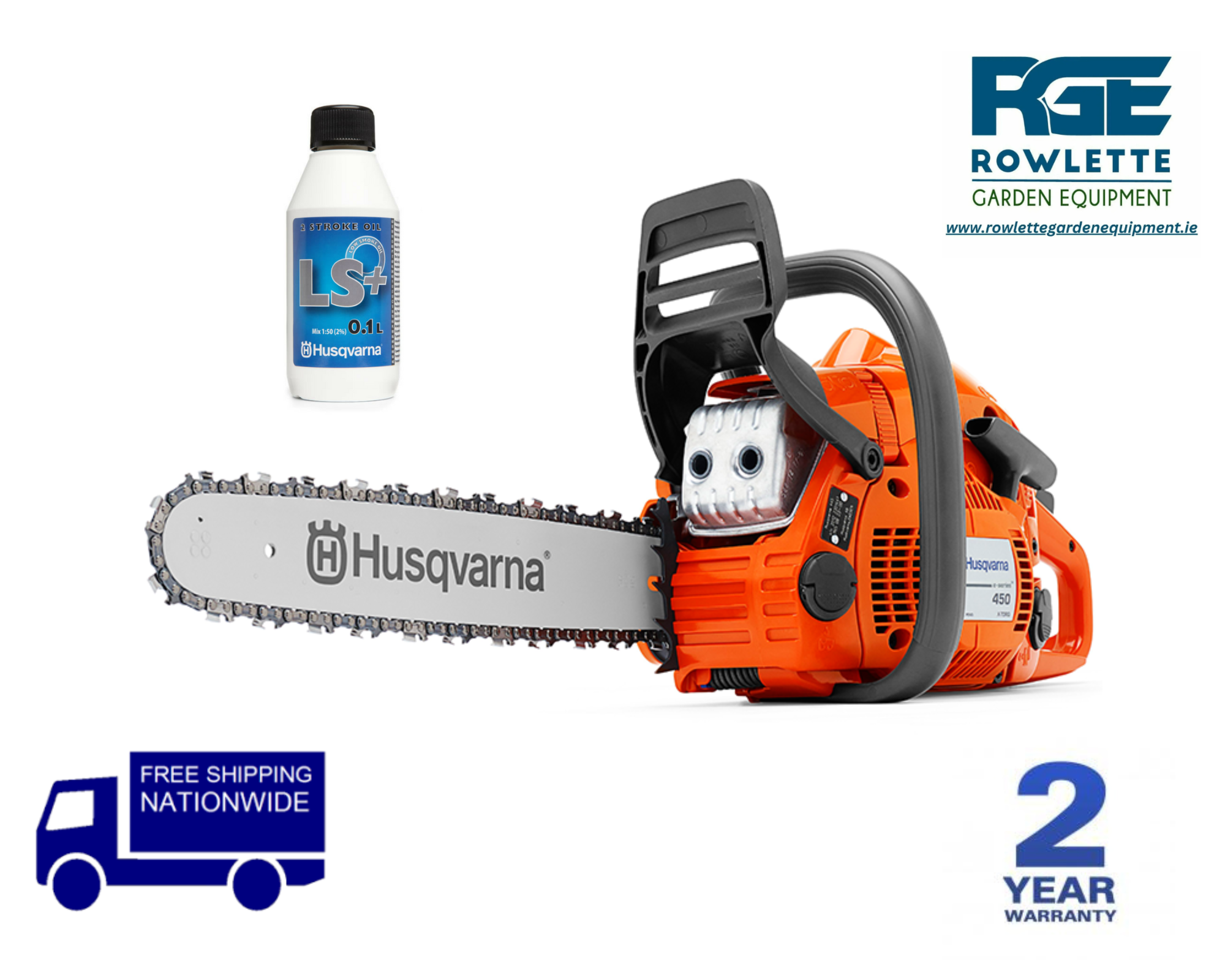 Husqvarna Chainsaw 450 mark 2 18 