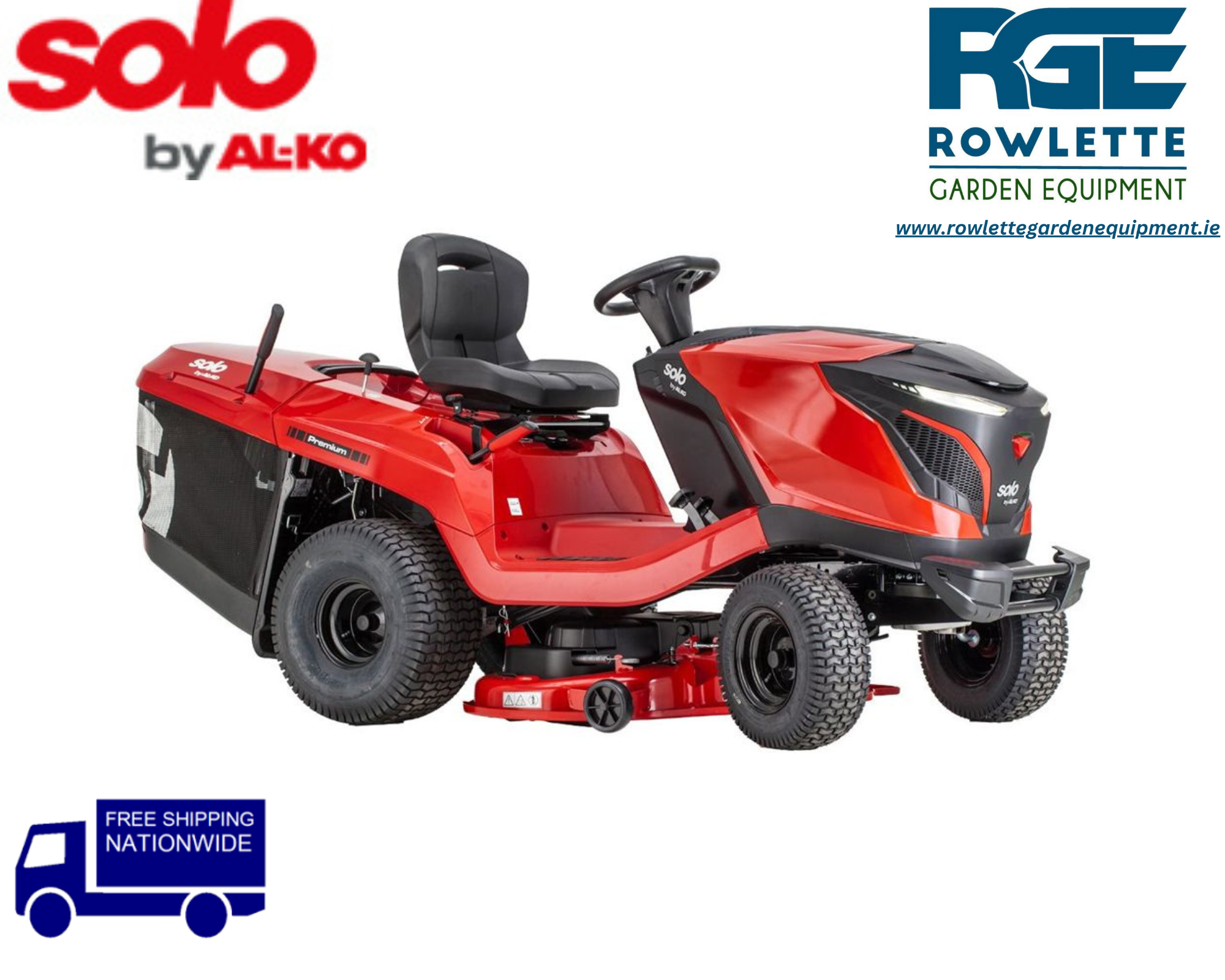 Solo by AL-KO T 15-95 HD-A Premium Hydrostatic Rear Collect Lawn Tractor