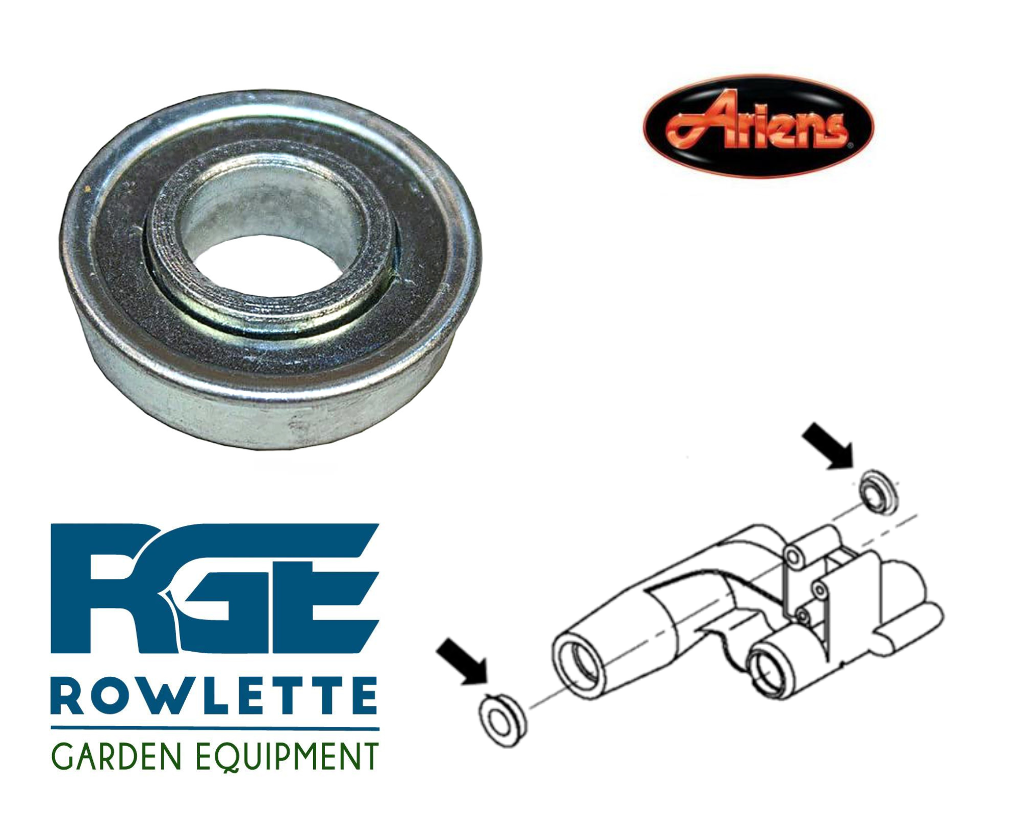 Ariens 05435200 Ball Bearing - Genuine OEM Replacement Part For Snow Blowers